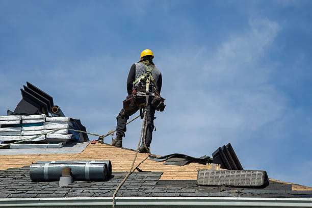 Professional Roof Installation technician working in Peckville, PA